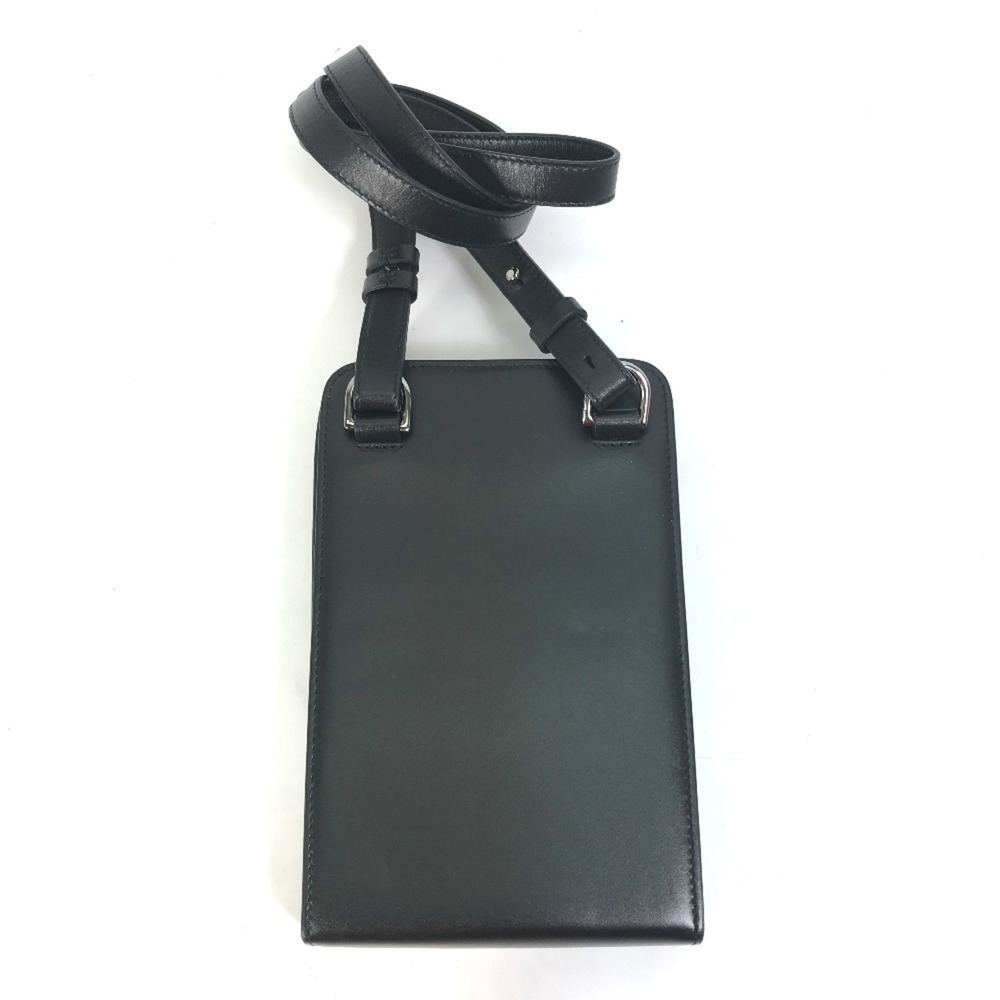 CHRISTIAN DIOR Black Leather Pochette Shoulder Bag - Picture 2 of 16